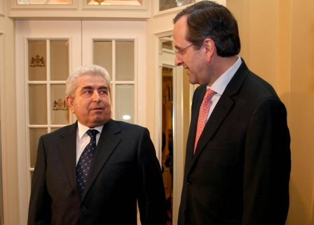 Τηλεφωνική επικοινωνία Σαμαρά-Χριστόφια