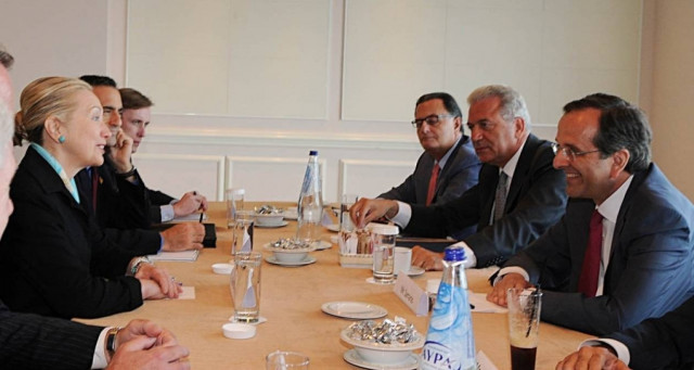 Σαμαράς προς Χίλαρι: Όχι στην επιλεκτική χρεοκοπία