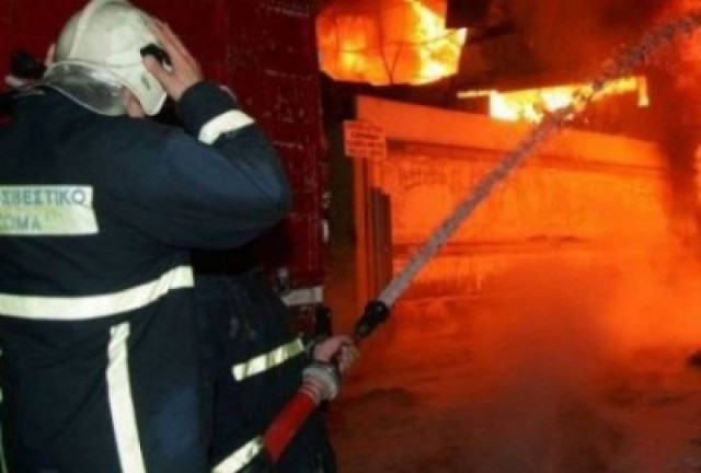 Πυρκαγιά στη Νέα Ιωνία Βόλου