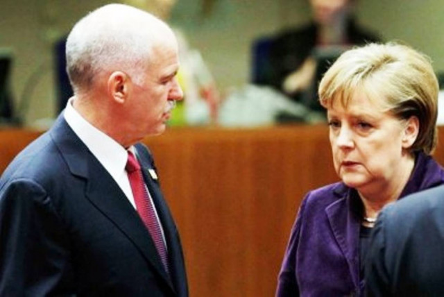 Παρέμβαση Σαρκοζί στη συνάντηση Παπανδρέου - Μέρκελ