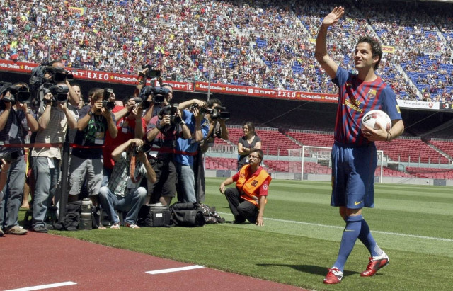 Αποθέωση στην Βαρκελώνη για Φάμπρεγκας