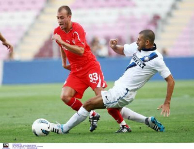 Ισοπαλία στο ημίχρονο για Ολυμπιακό και Ίντερ