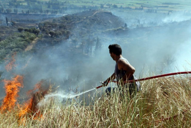 Πυρκαγιά στα Φαλάσαρνα Χανίων