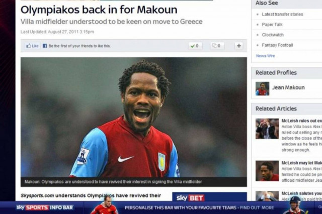 «Επανήλθε για Μακούν ο Ολυμπιακός»