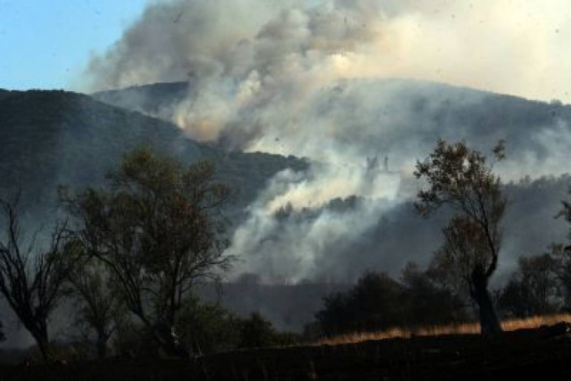Πυρκαγιές από κεραυνούς στη Μακεδονία