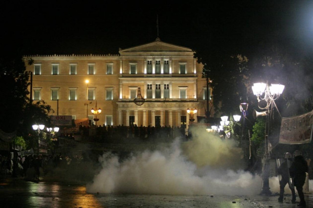 Σχέδιο εκκένωσης της πλατείας Συντάγματος