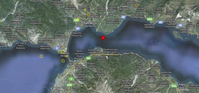Σεισμός στη Ναύπακτο