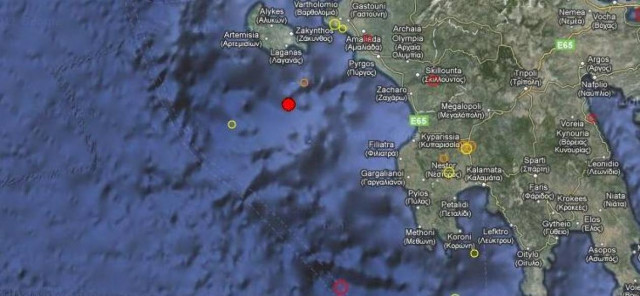 Σεισμός στο Ιόνιο πέλαγος