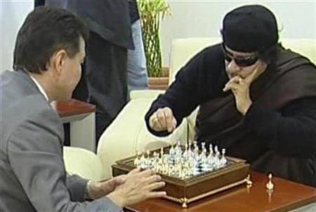 Σε καλή διάθεση ο Καντάφι