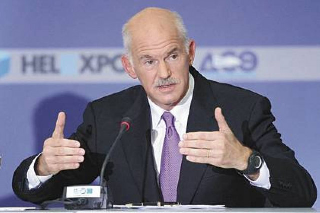 Με «κρύα καρδιά» στη ΔΕΘ ο Γ. Παπανδρέου