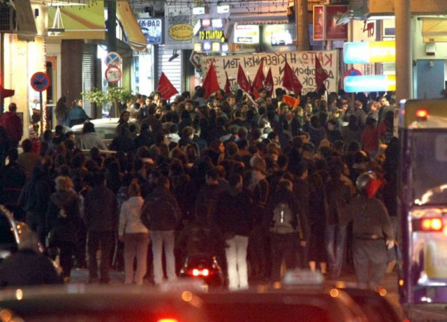 Πορεία φοιτητών στο Ηράκλειο