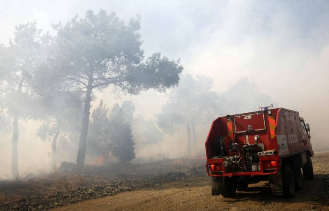 Σε εξέλιξη πυρκαγιά στις Σέρρες