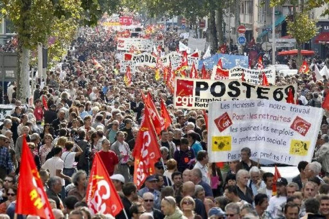 Πορεία διαμαρτυρίας κατά της λιτότητας στην Πολωνία