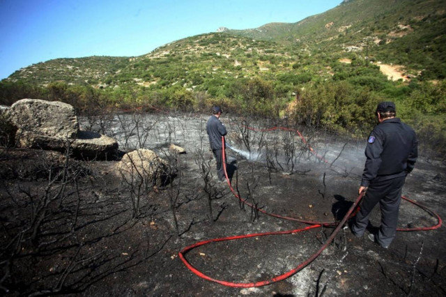 Υπό έλεγχο η φωτιά στη Δράμα