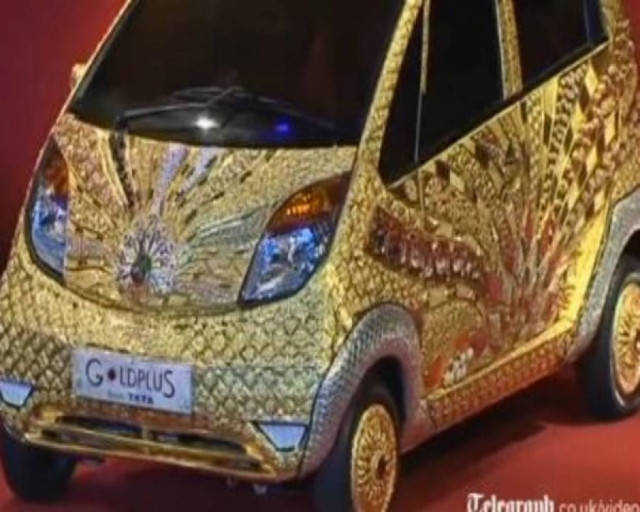 Ένα αυτοκίνητο σκέτο χρυσάφι!