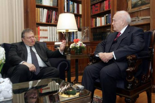 Συνάντηση Παπούλια - Βενιζέλου