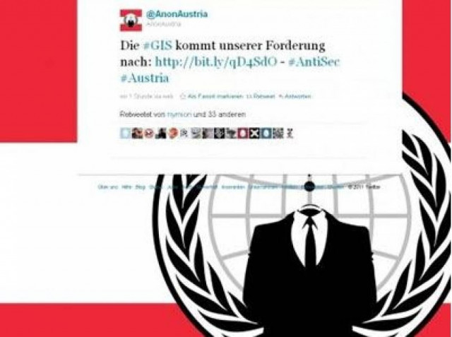 Οι Anonymous «χτύπησαν» την αστυνομία της Αυστρίας