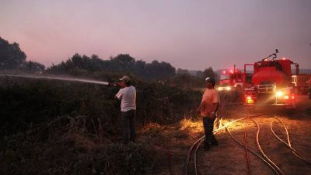 Σε εξέλιξη η φωτιά στη Λακωνία