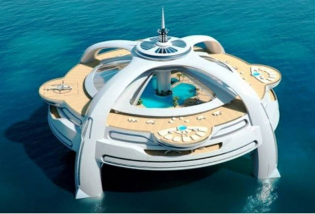 Πλωτό παλάτι αλά... James Bond