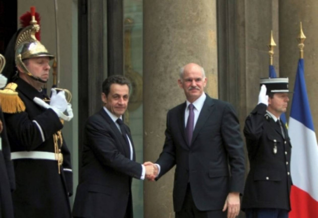 Επιβεβαιώνει η Γαλλία τη συνάντηση Παπανδρέου-Σαρκοζί στο Παρίσι