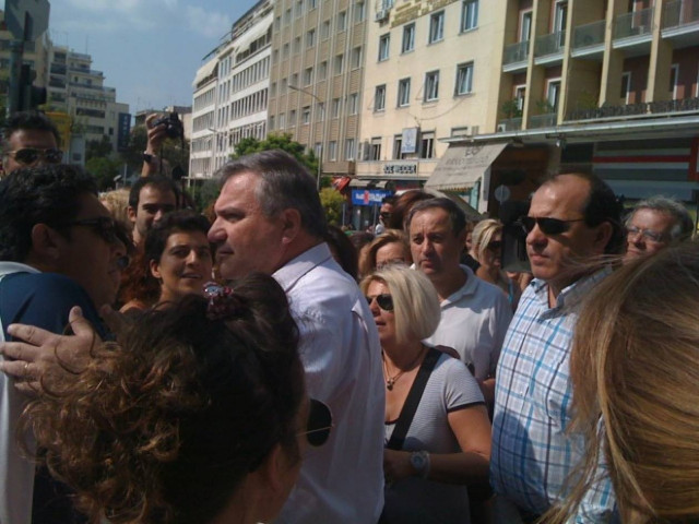 Συνάντηση Καστανίδη με εργαζομένους στο πρόγραμμα «Βοήθεια στο σπίτι»