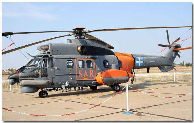 Super Puma μετέφερε κυνηγό με πρόβλημα υγείας