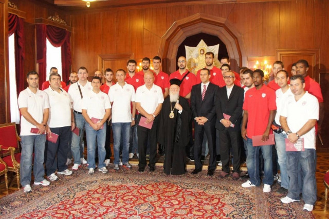 Στον Οικουμενικό Πατριάρχη ο Ολυμπιακός