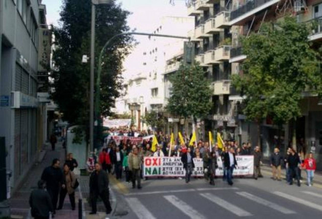 Δύο πορείες στην Πάτρα