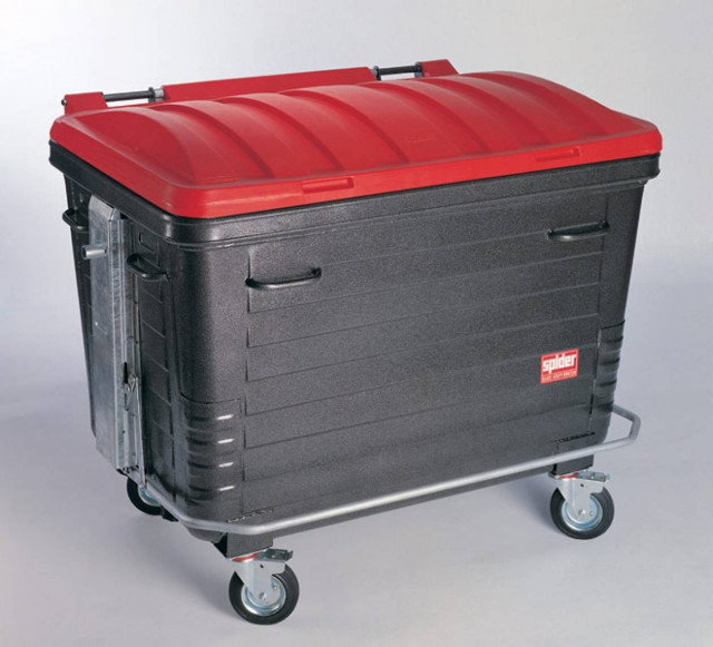 Έκλεψε κάδο απορριμμάτων