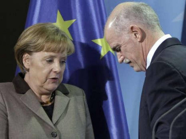 Τα «είπαν» στο τηλέφωνο Παπανδρέου-Μέρκελ