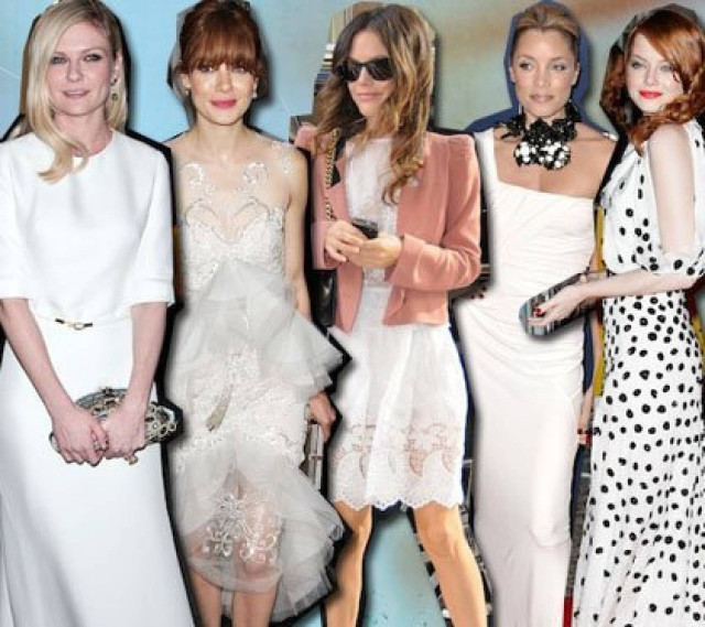 Οι γυναίκες του Hollywood  και το αστραφτερό λευκό