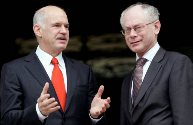 Τηλεφωνική συνομιλία Παπανδρέου - Ρομπάι