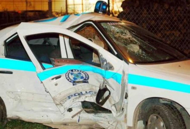 Μάζα σιδερικών περιπολικό