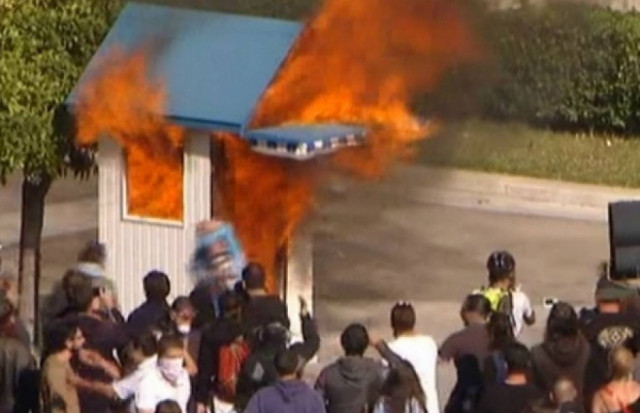 Η τηλεοπτική κάλυψη των επεισοδίων στο Σύνταγμα