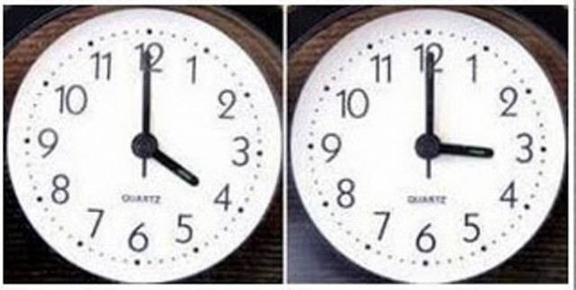 Χειμερινή ώρα από τη Κυριακή