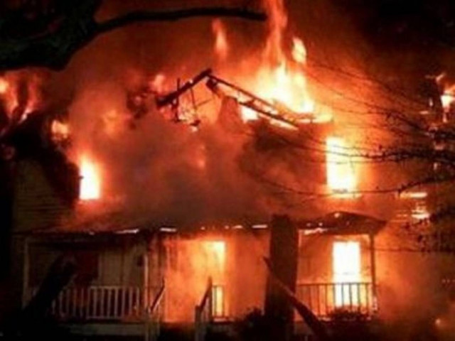 Kάηκε μέσα στο σπίτι του