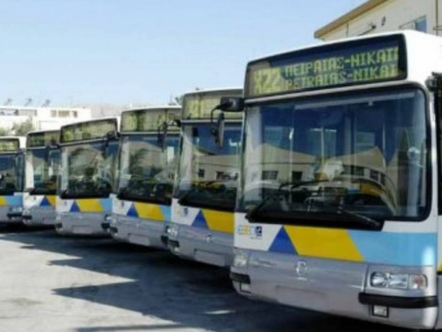 Στάση εργασίας σε λεωφορεία και τρόλεϊ