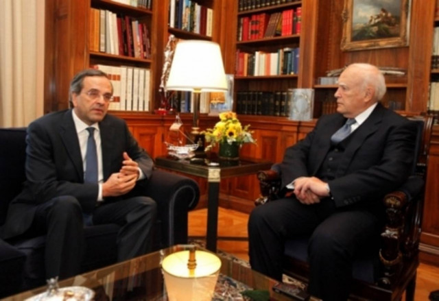 Οι επόμενες κινήσεις Σαμαρά μετά τη συνάντηση με τον Παπούλια