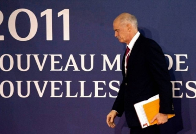 Έντονες γαλλικές πιέσεις για παραίτηση Παπανδρέου