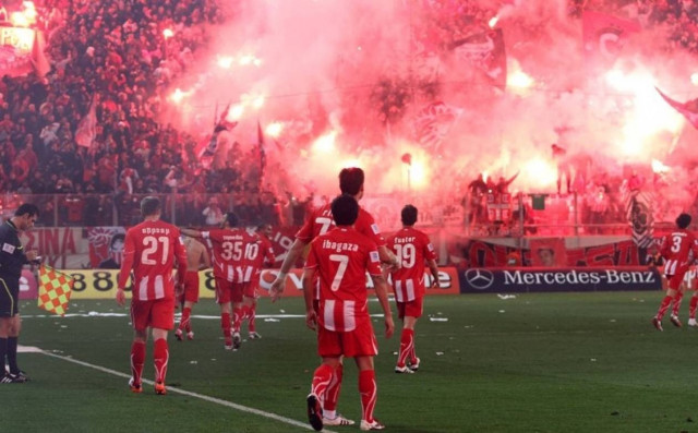 Με κόσμο το Ολυμπιακός - Παναθηναϊκός