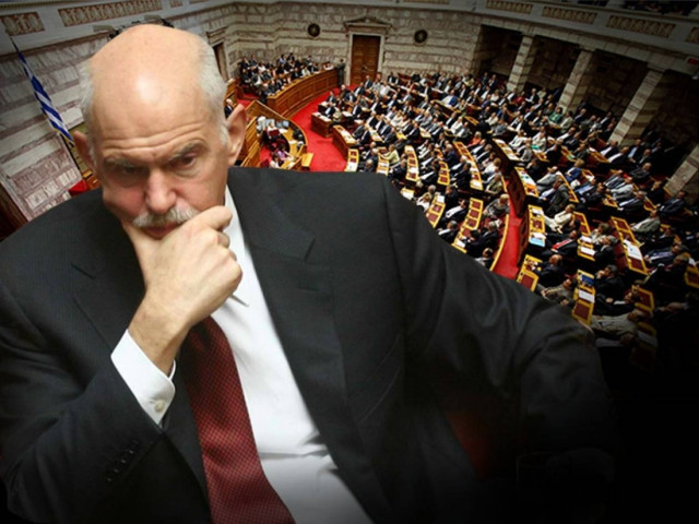 Κρίσιμη ομιλία Παπανδρέου στη Βουλή