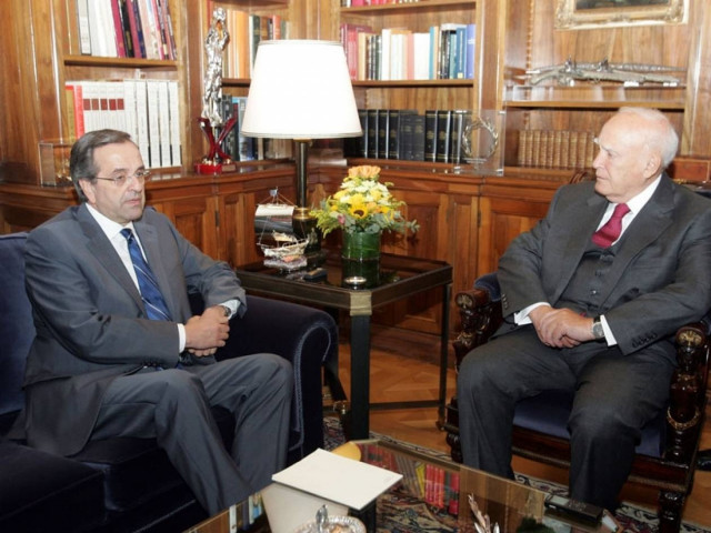 Α.Σαμαράς: «Δεν συζητώ τίποτα αν δεν παραιτηθεί ο Παπανδρέου»