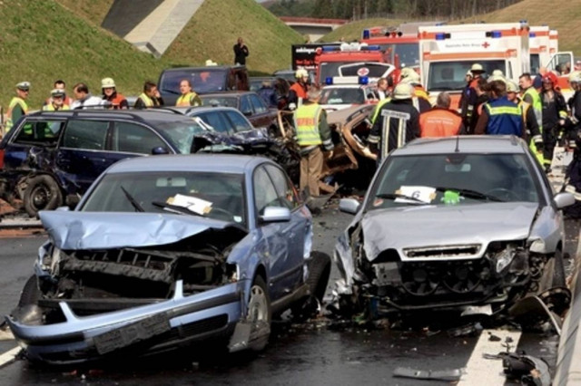 Καραμπόλα έπειτα από τροχαίο στην Πάτρα