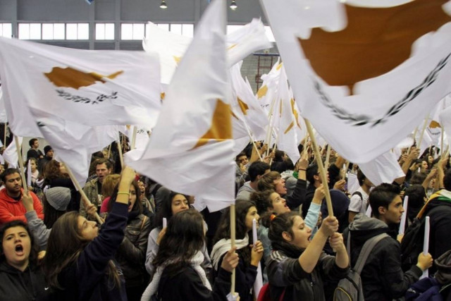 Μαθητική και φοιτητική συγκέντρωση κατά του ψευδοκράτους