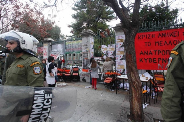 Συμπλοκές στο Πολυτεχνείο