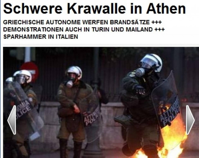 Tι λένε τα ξένα ΜΜΕ για τα επεισόδια