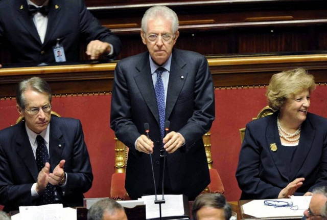 Η κυβέρνηση Μόντι έλαβε ψήφο εμπιστοσύνης