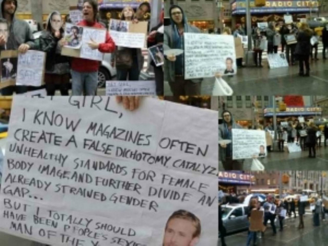 Διαδήλωσαν έξω από τα γραφεία του People λόγω της sexy λίστας!