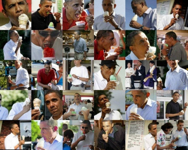 Όταν ο Obama τρώει παγωτό οι bloggers κάνουν… πάρτυ!