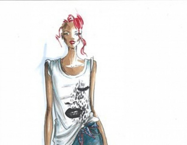 H Rihanna σχεδιάζει για τον Armani